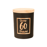 Geurkaars 60 Jaar Zwart